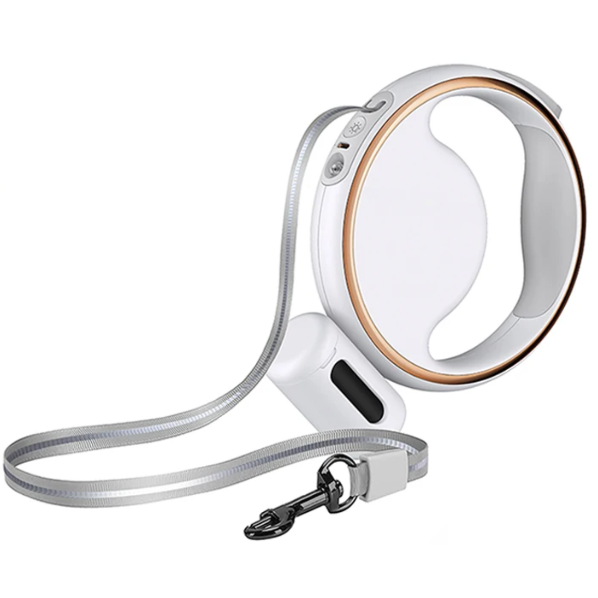 Maliben | Automatic Dog Leash With Integrated Light And Pouch Holder.