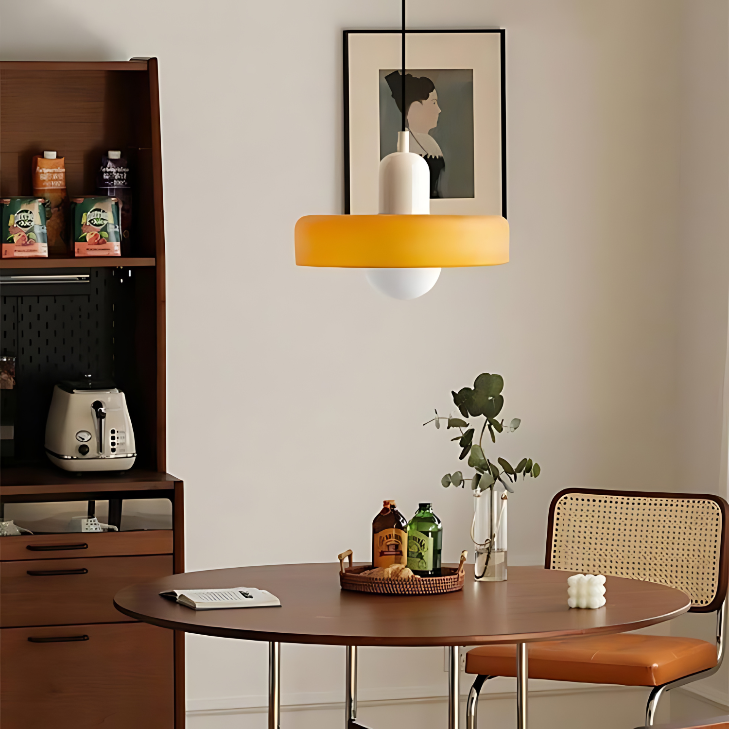 Maliben | Celeste Élégance - Stylish Pendant Lamp Of Metal & Glass