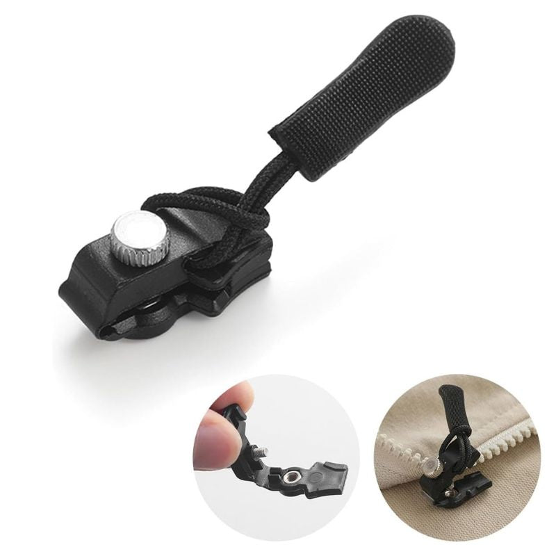 Maliben | Zipper Repair Kit | 9 Or 15 Pack | Universal Clip-On Fix | Works On Jackets, Bags & Boots