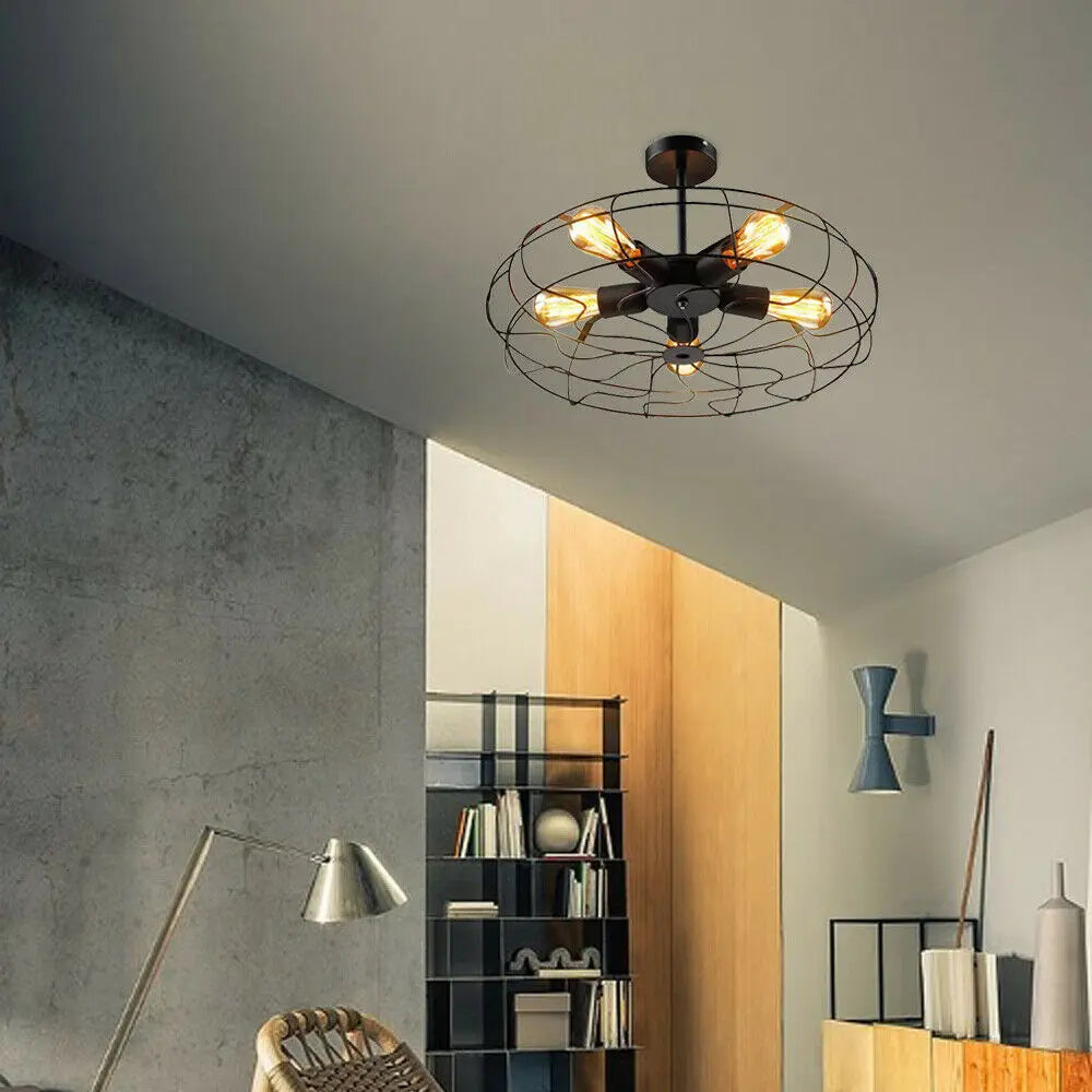 Maliben | Retro Cage Ceiling Lamp
