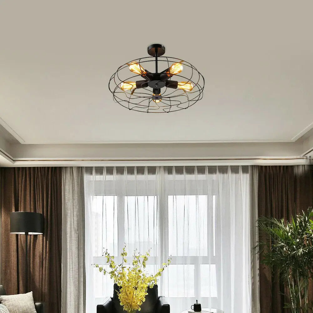 Maliben | Retro Cage Ceiling Lamp