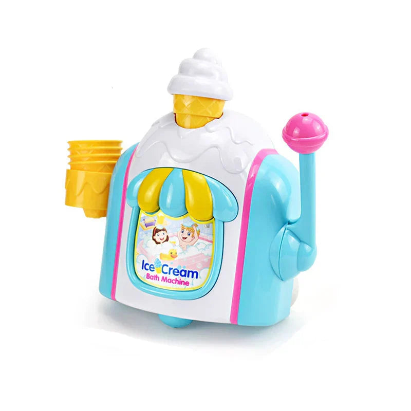 Maliben | Bubblecream | Magic Bubbles - Automatic Ice Cream Bubble Machine For Kids