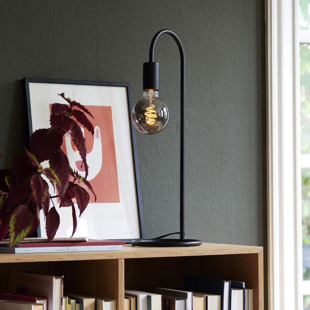 Maliben | Grant Forge Table Lamp - Black Industrial Table Lamp