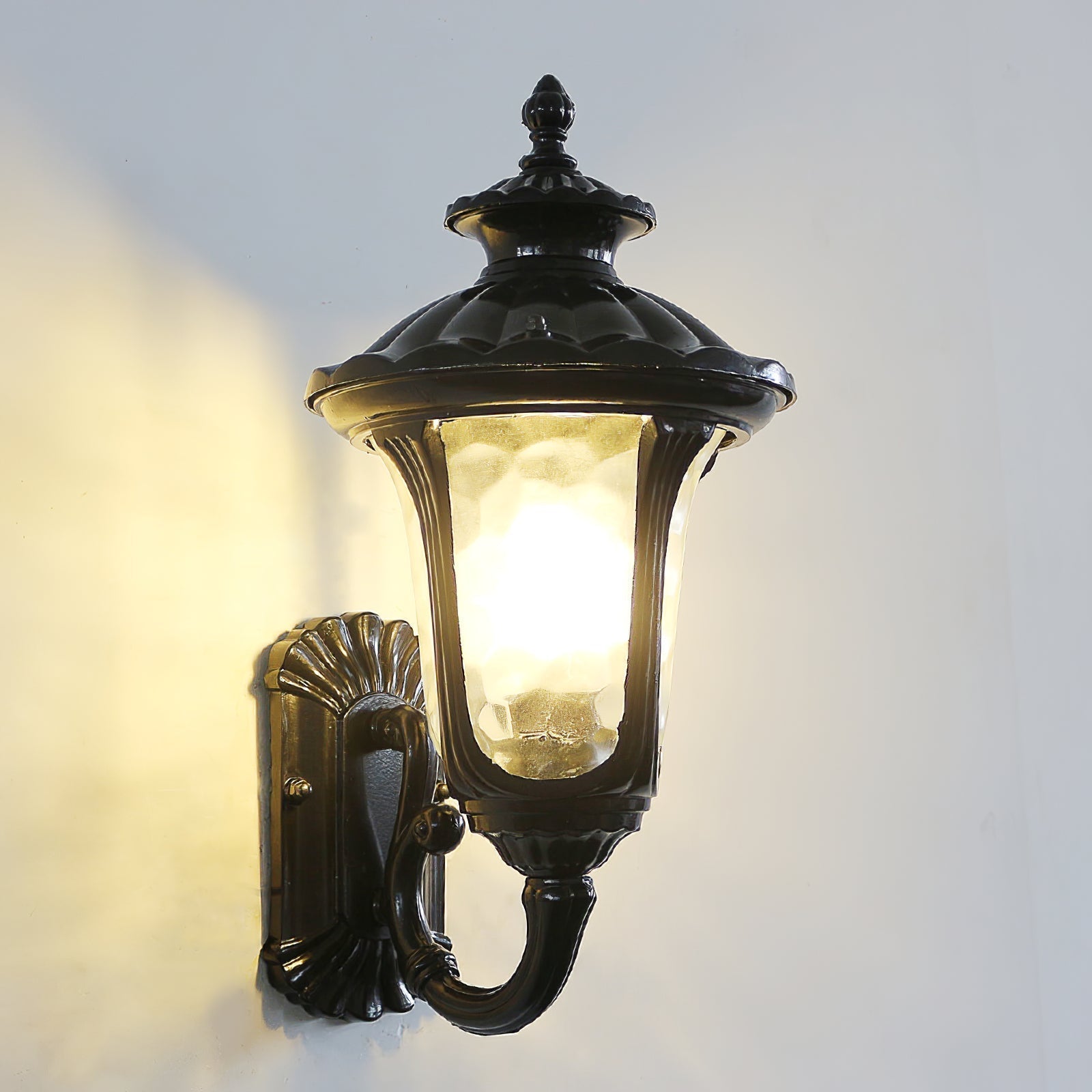 Maliben | Waterproof Retro Outdoor Wall Lamp Frosted Glass