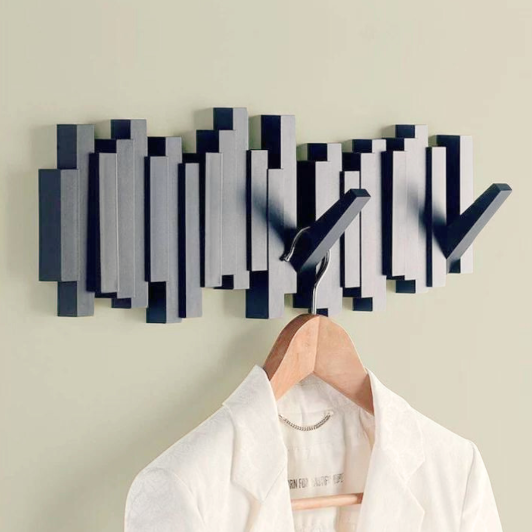 Maliben | Elegant Wall-Mounted Piano Coat Rack For Stylish Organization