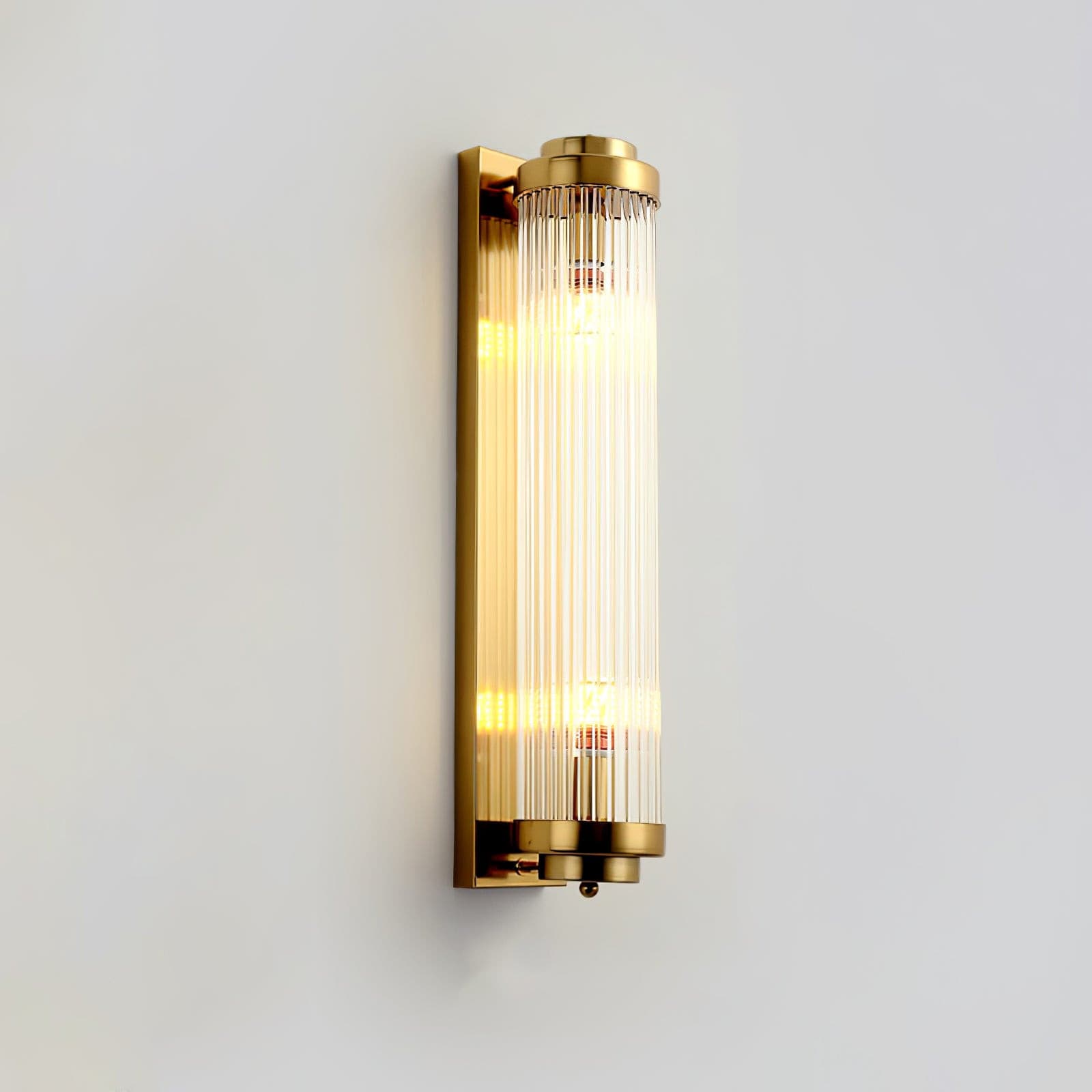 Maliben | VIntage Glass Wall Lamp With Led in Retro Style