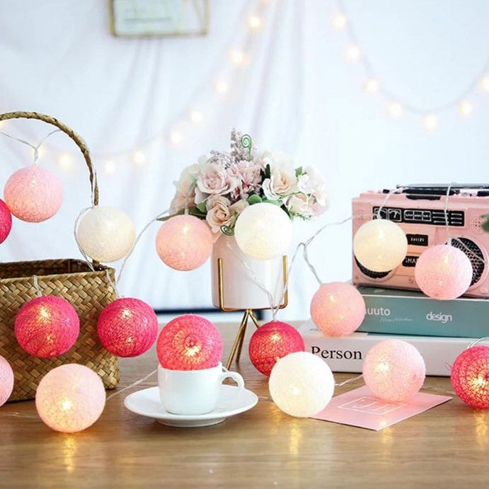 Maliben Ballton - Cotton glowing ball swing — Various color combinations
