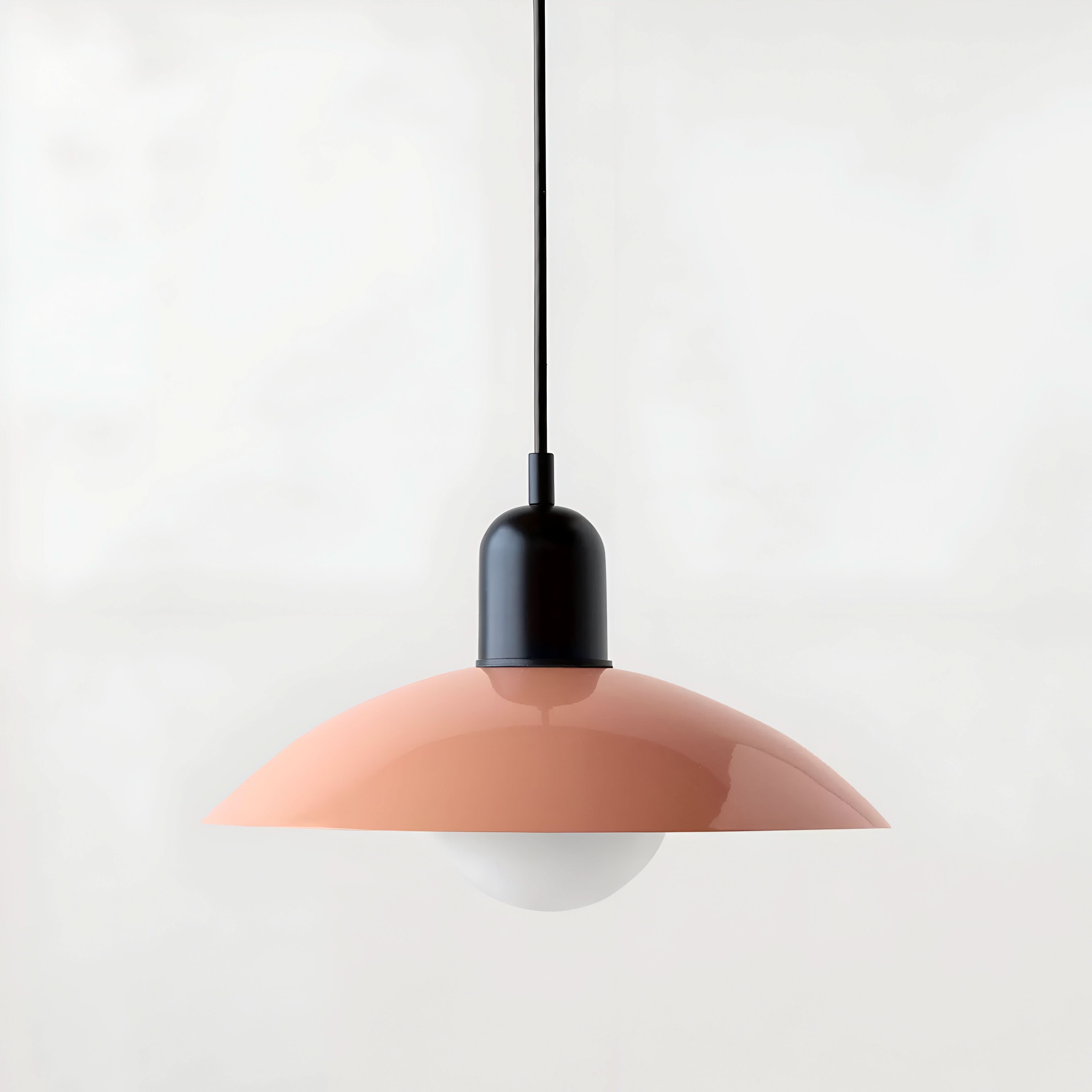 Maliben | Modern Macaron Bauhaus Pendant Light – Iron Shade
