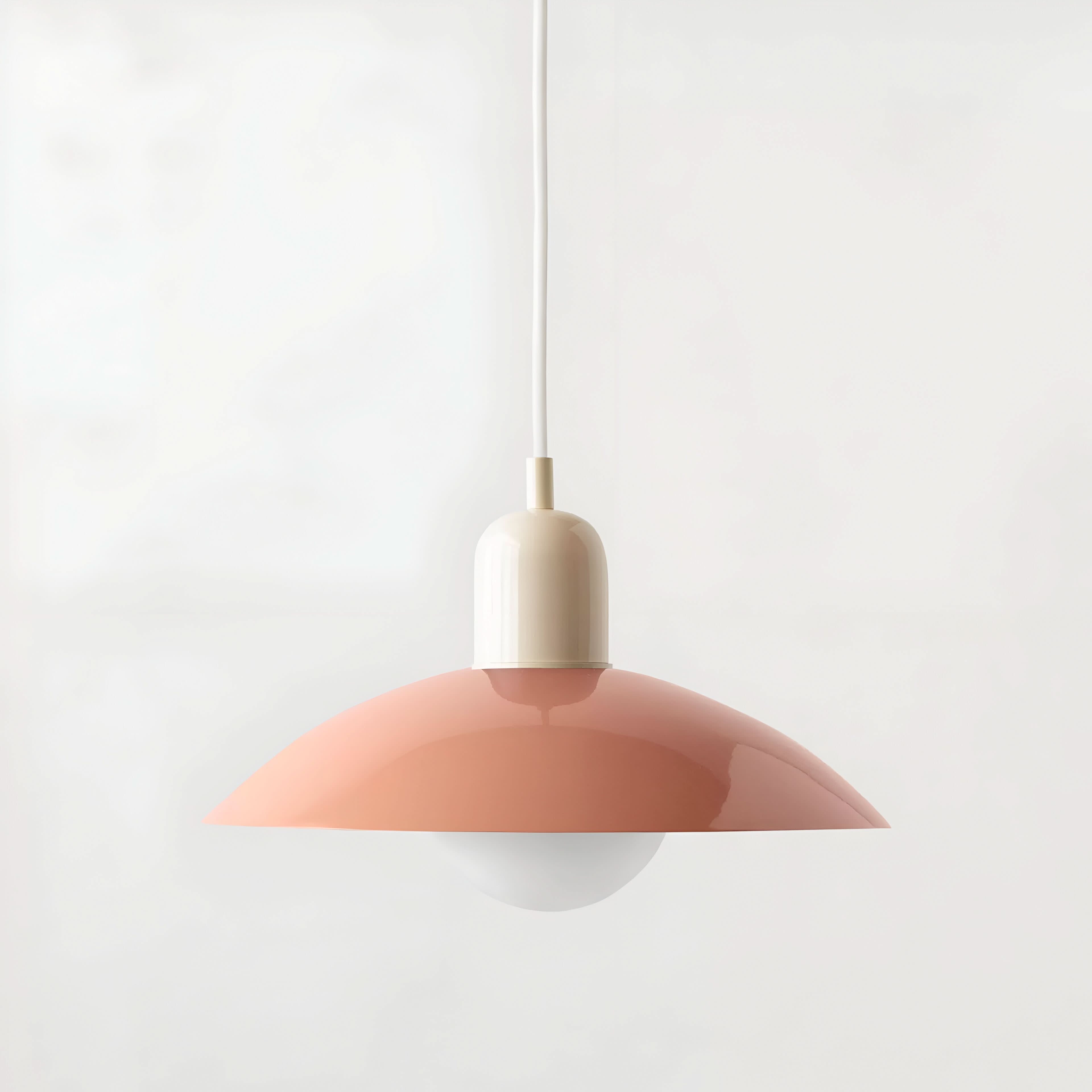 Maliben | Modern Macaron Bauhaus Pendant Light – Iron Shade