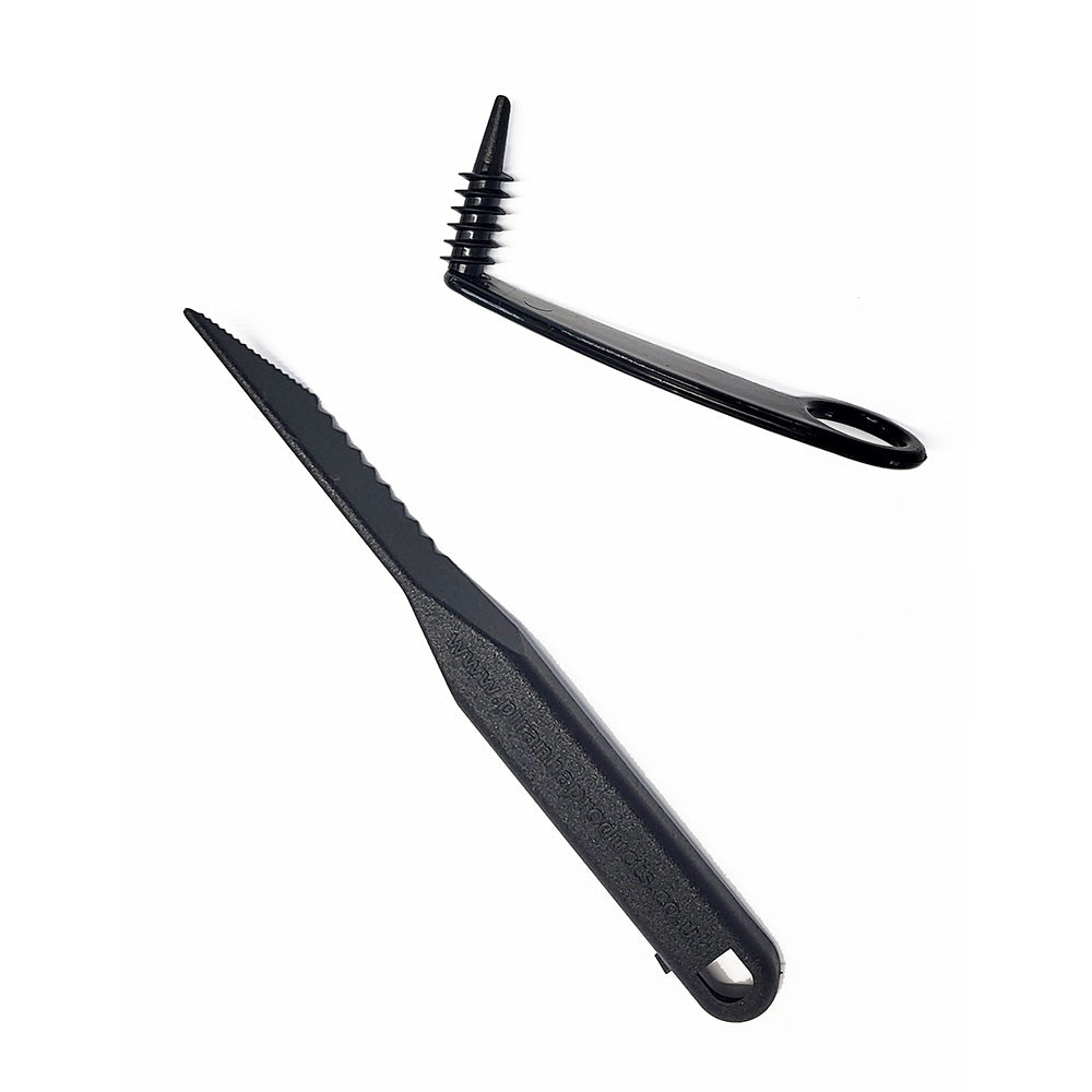 Maliben | Piranha Spiral Cutter & V-Knife Combo