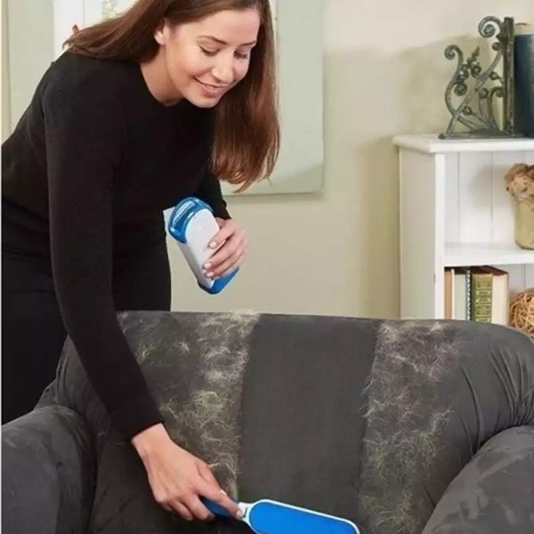 Maliben | Furaway Pro | Double-Sided Pet Hair Remover With Self-Cleaning Base For Effortless Cleaning