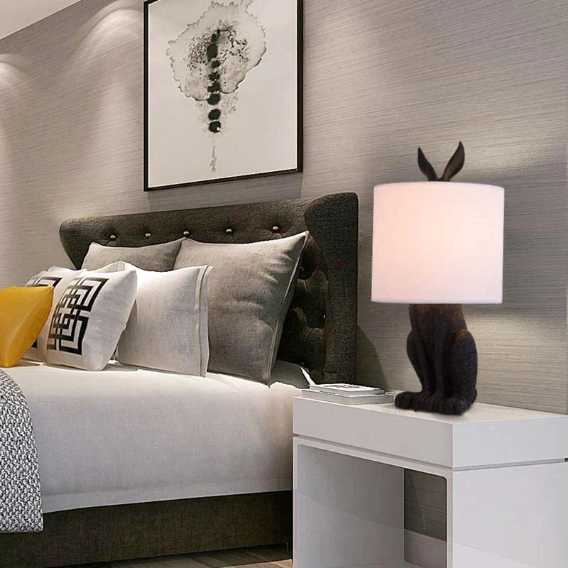 Maliben | Chic Masked Rabbit Lamp – Elegant Atmosphere Bringer