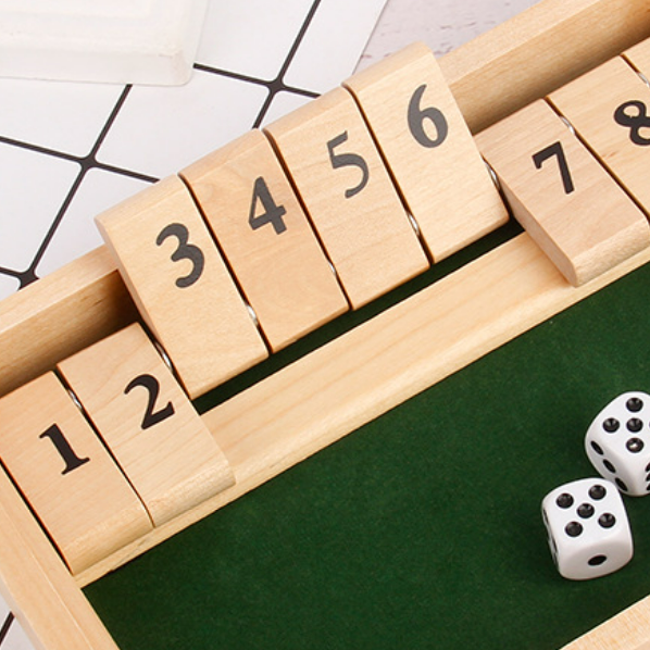 Maliben | "Shut The Box" Game – Fun Table Math Game For Adults And Children
