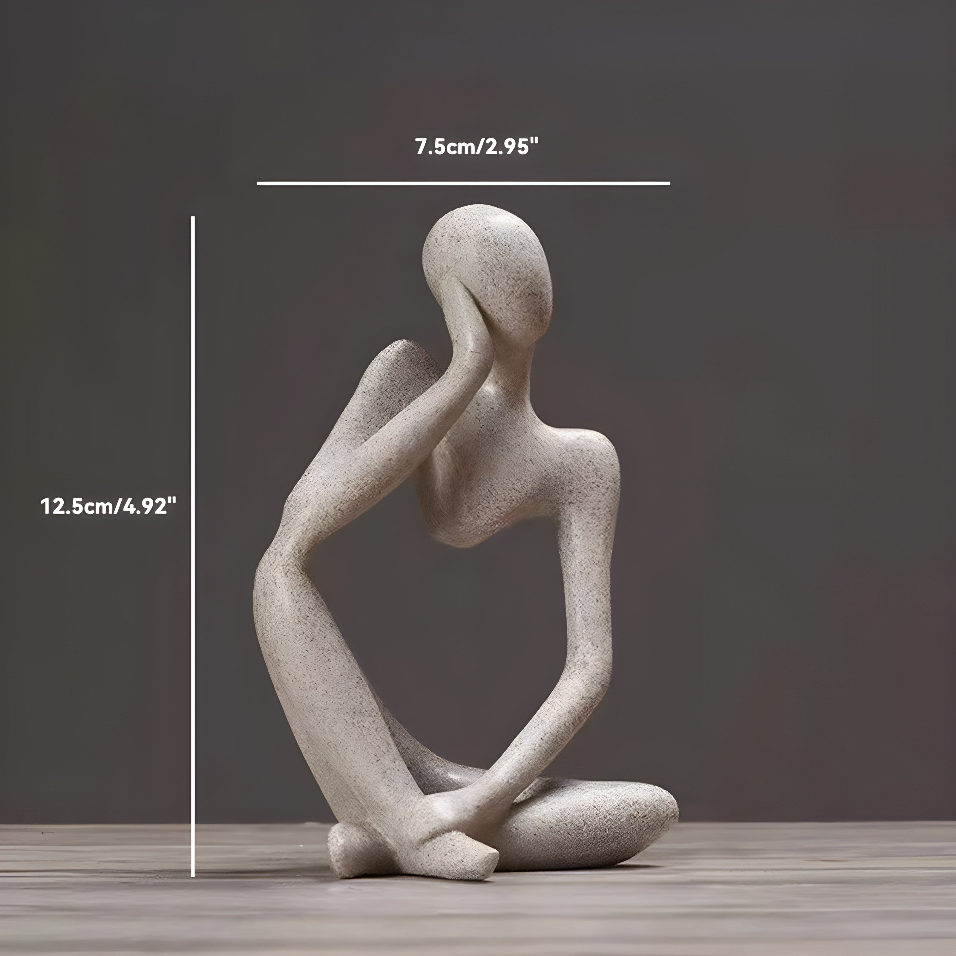 Maliben | Abstract Thinker Sculpture Home Decor