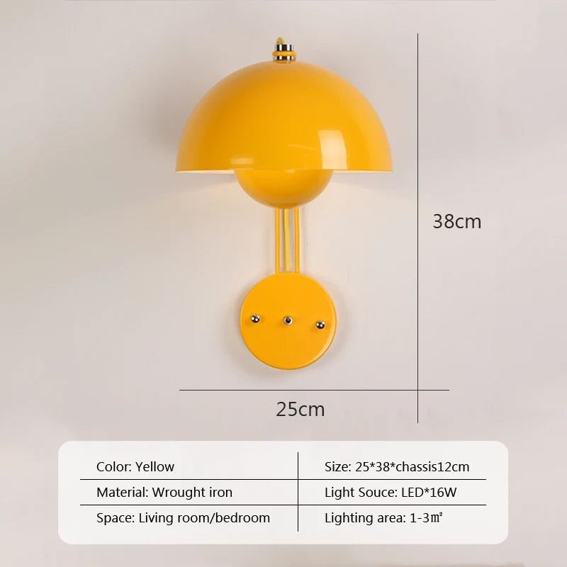 Maliben | Shroomlite Wall Lamp - Creative Lighting For Modern Interior