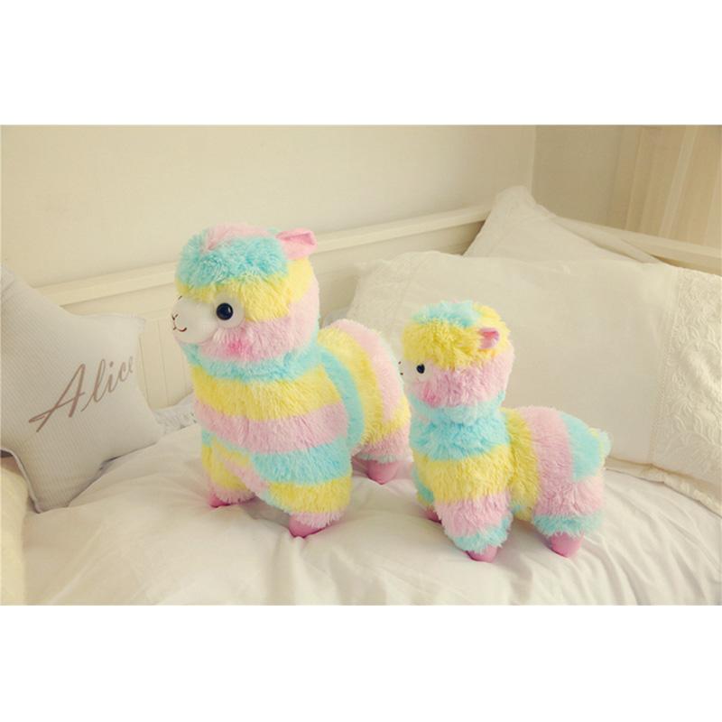 Maliben | No.1 Llama Plush Toy Rainbow Alpaca Soft Cuddly Cotton Animal Christmas Gift