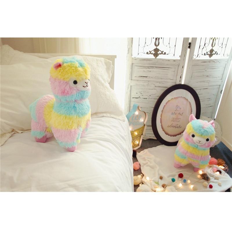 Maliben | No.1 Llama Plush Toy Rainbow Alpaca Soft Cuddly Cotton Animal Christmas Gift