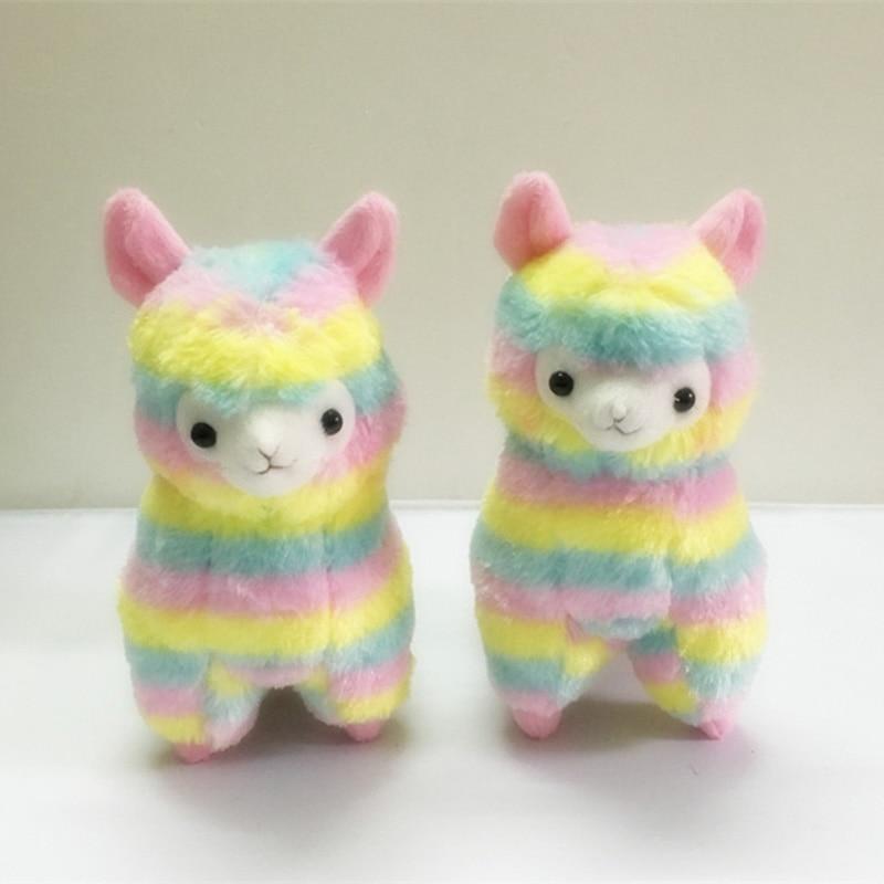 Maliben | No.1 Llama Plush Toy Rainbow Alpaca Soft Cuddly Cotton Animal Christmas Gift