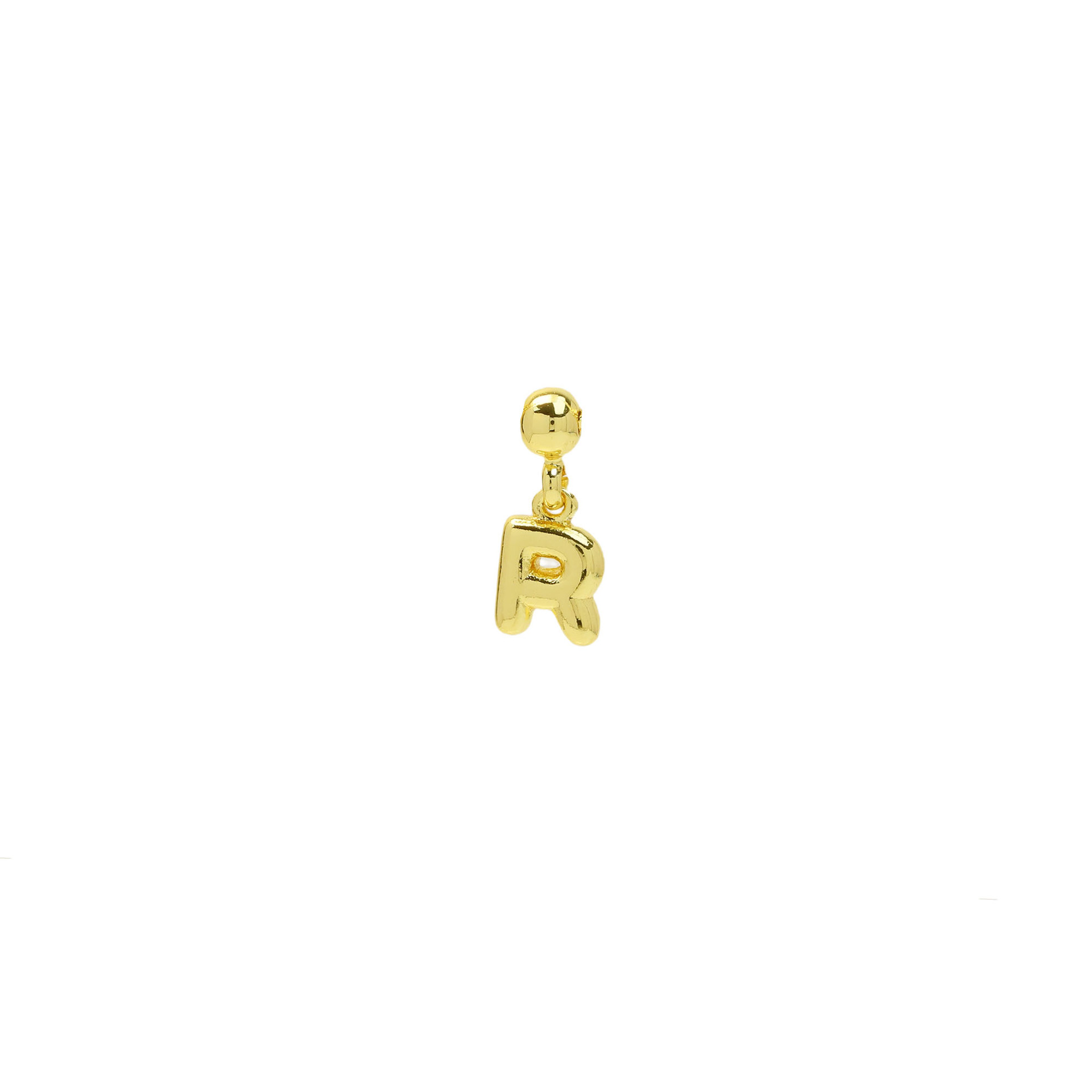 Maliben | Dainty Satellite Bubble Letter Name Necklace