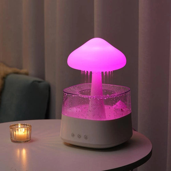 Maliben | Mushroom Cloud Rain Diffuser Relaxing Humidifier - Atumis