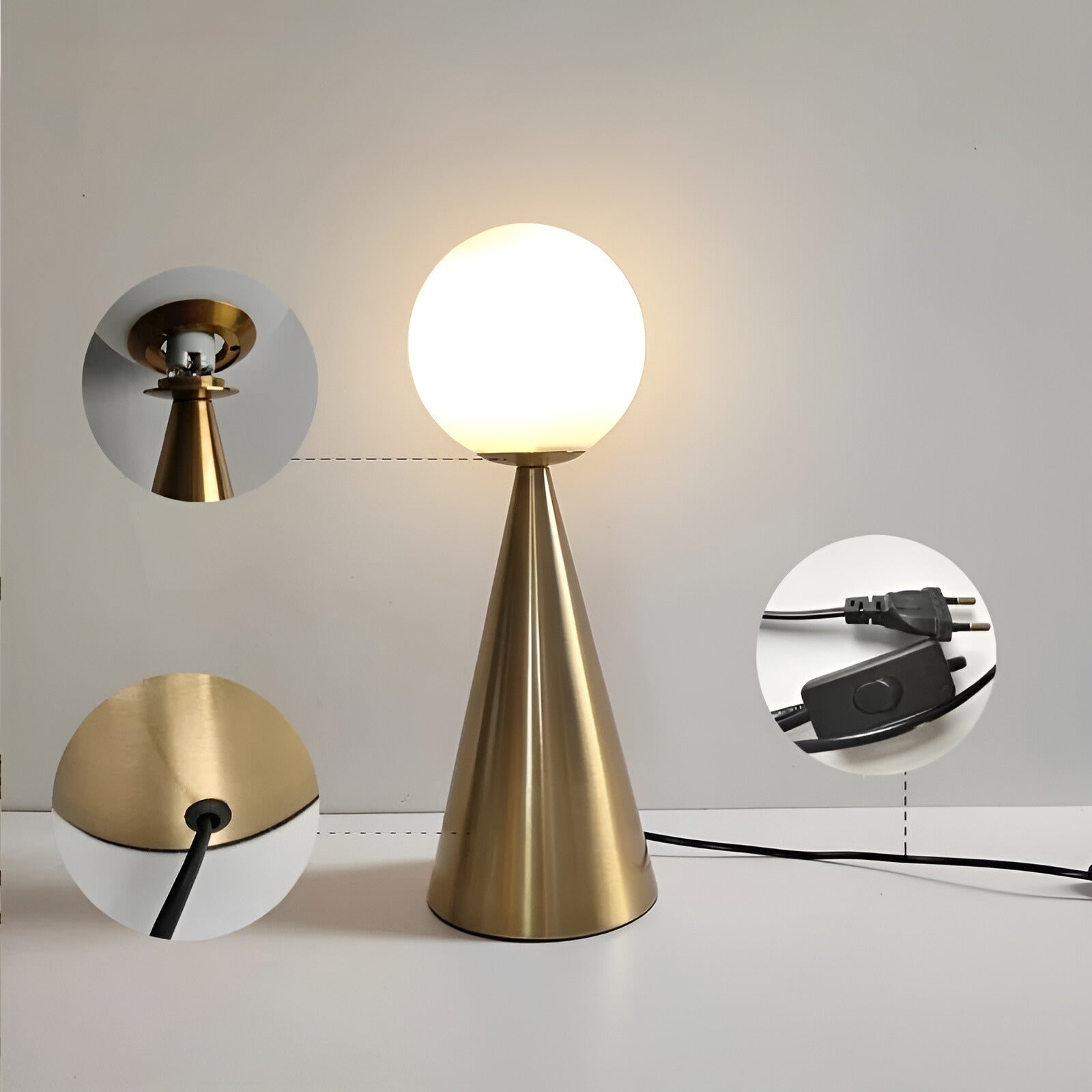 Maliben | Elegant Golden Table Lamp - Luxurious Lighting For Your Interior