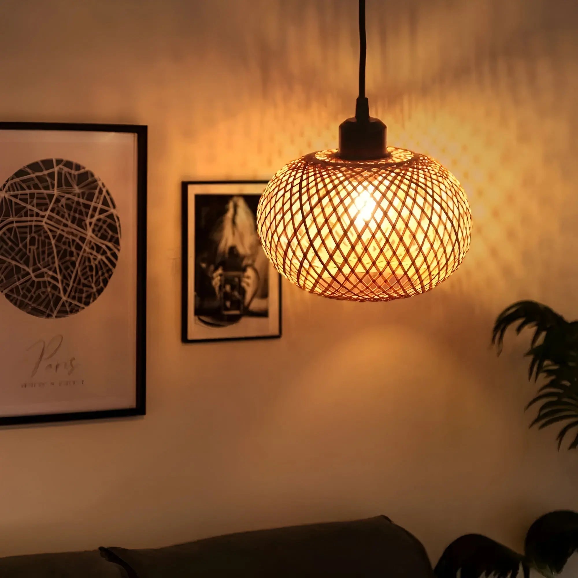 Maliben | Elegant Rattan Pendant Light: Luxury Lighting For Any Space