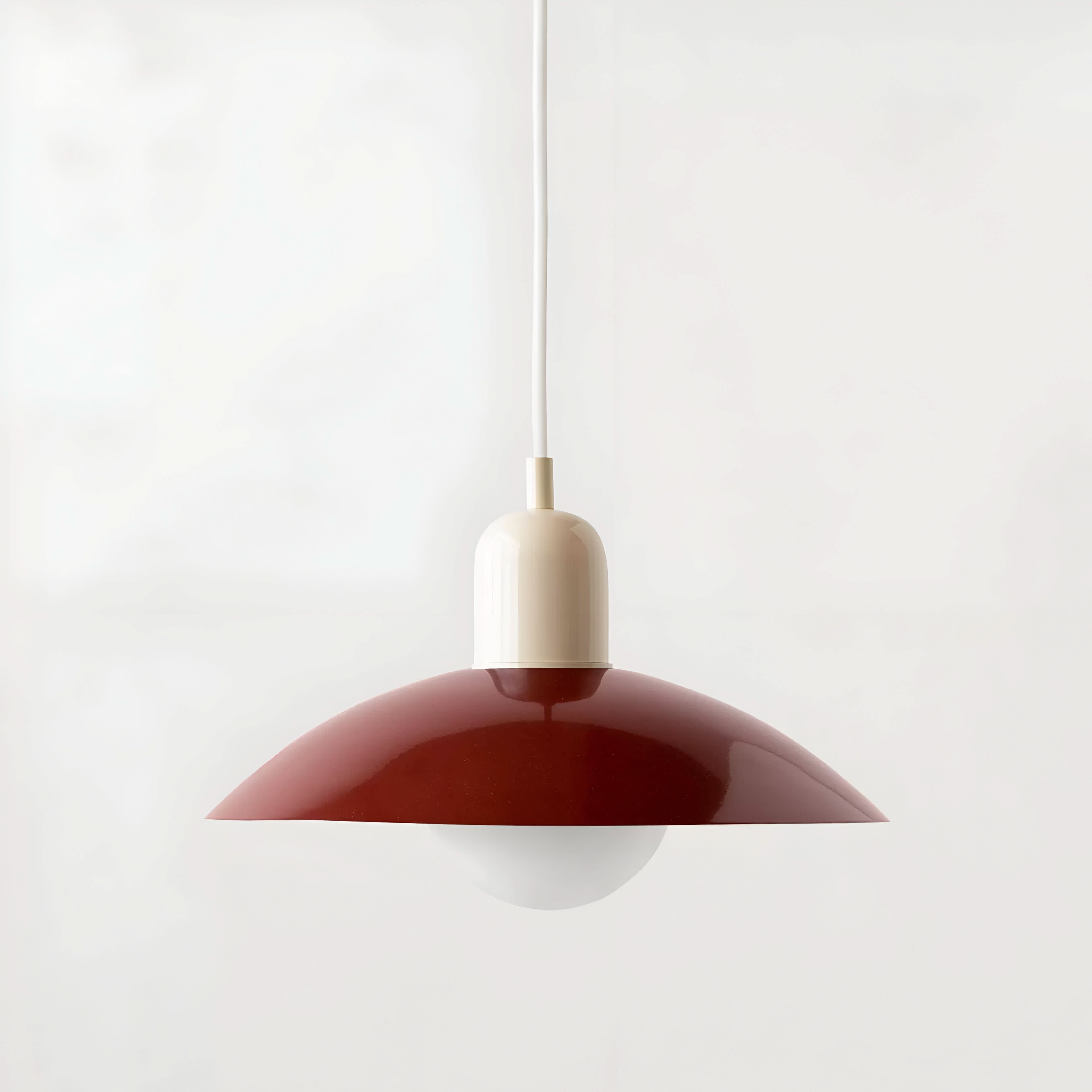 Maliben | Modern Macaron Bauhaus Pendant Light – Iron Shade