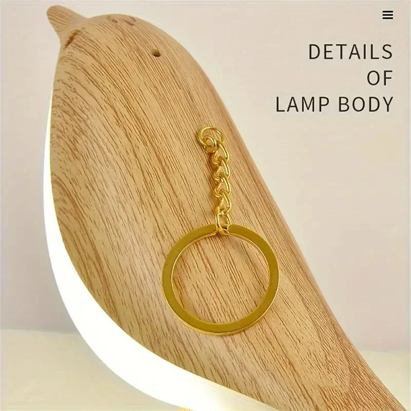 Maliben | Playful Bird Night Lamp – Touch Control & Adjustable Light Colors