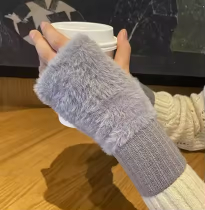 Maliben | Unisex Fleece Fingerless Gloves – Warm, Soft And Functional