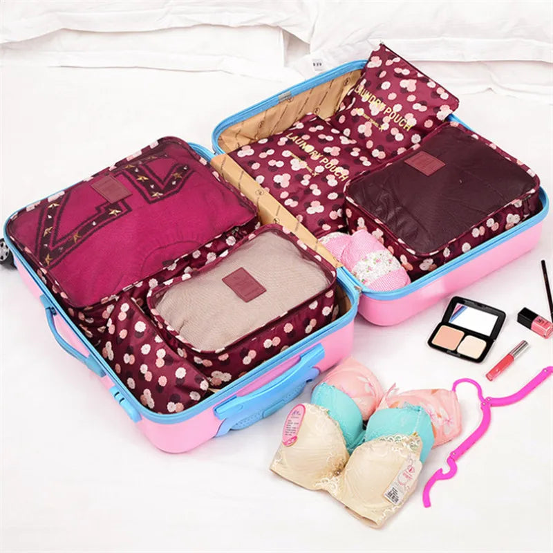 Maliben | Travoro Packing Cube Set | 6-Piece | Waterproof & Extra Volume | Suitcase Organizer For Men