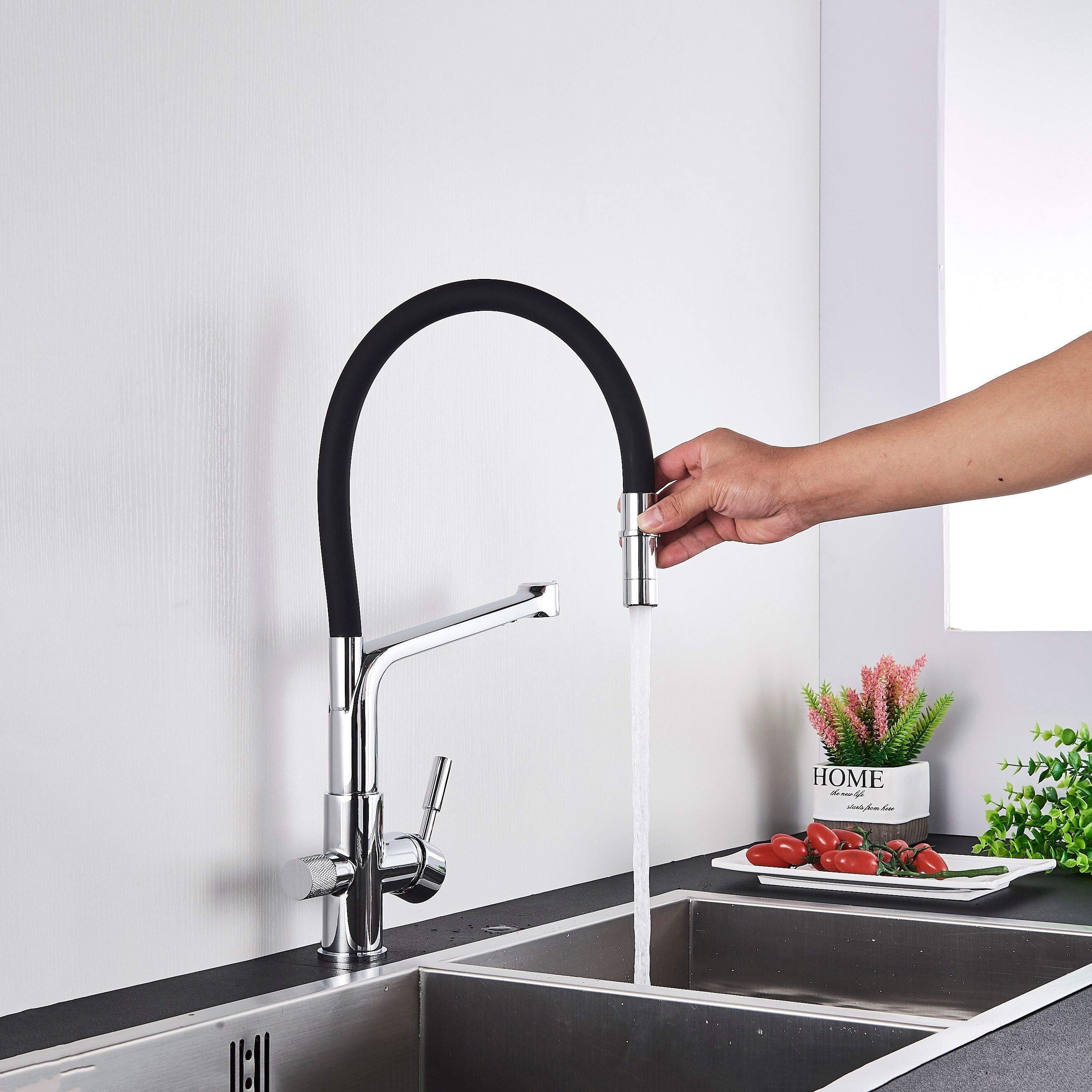 Maliben | Double Outlet Drinking Water Faucet Filtered Kitchen Faucets