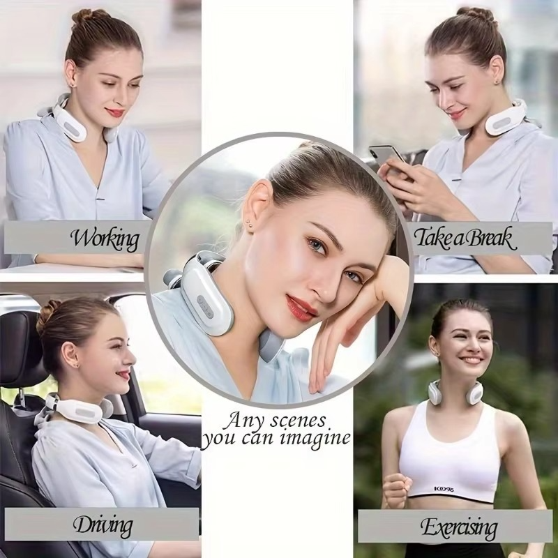 Maliben | Ultimate Relaxation Neck & Shoulder Massager, Usb Rechargeable