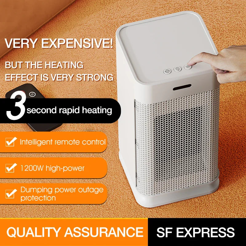 Maliben | Wearable Ceramic Electric Heater With Ptc And Night Light