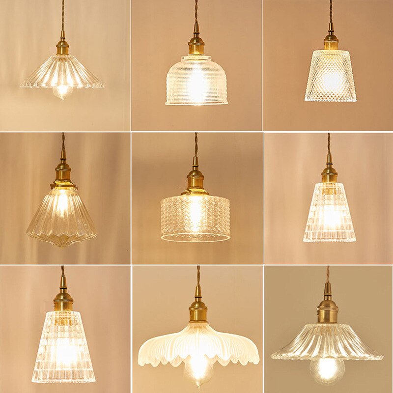 Maliben | Nordic Brilliance Transparent Glass Pendant Lamp
