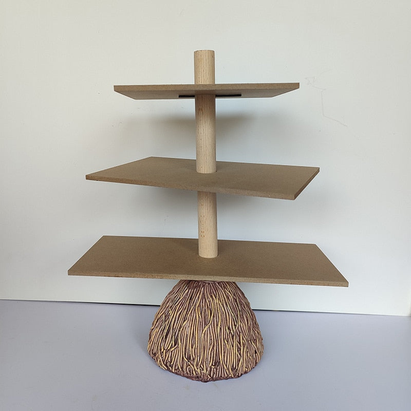 Maliben | 3-Tiered Witch Broom Shape Stand