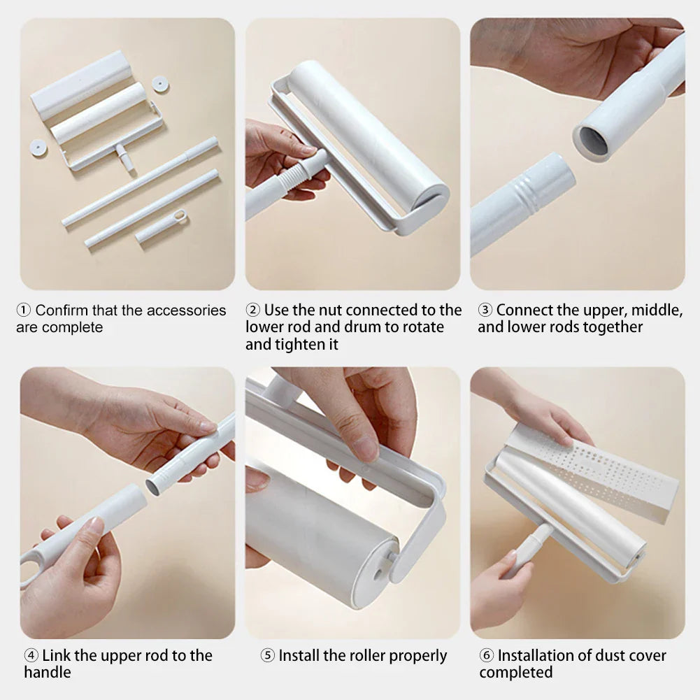 Maliben | Lintflex Lint Roller With Telescopic Handle | Extra Strong Adhesion | For Clothing, Furniture & Car Seats