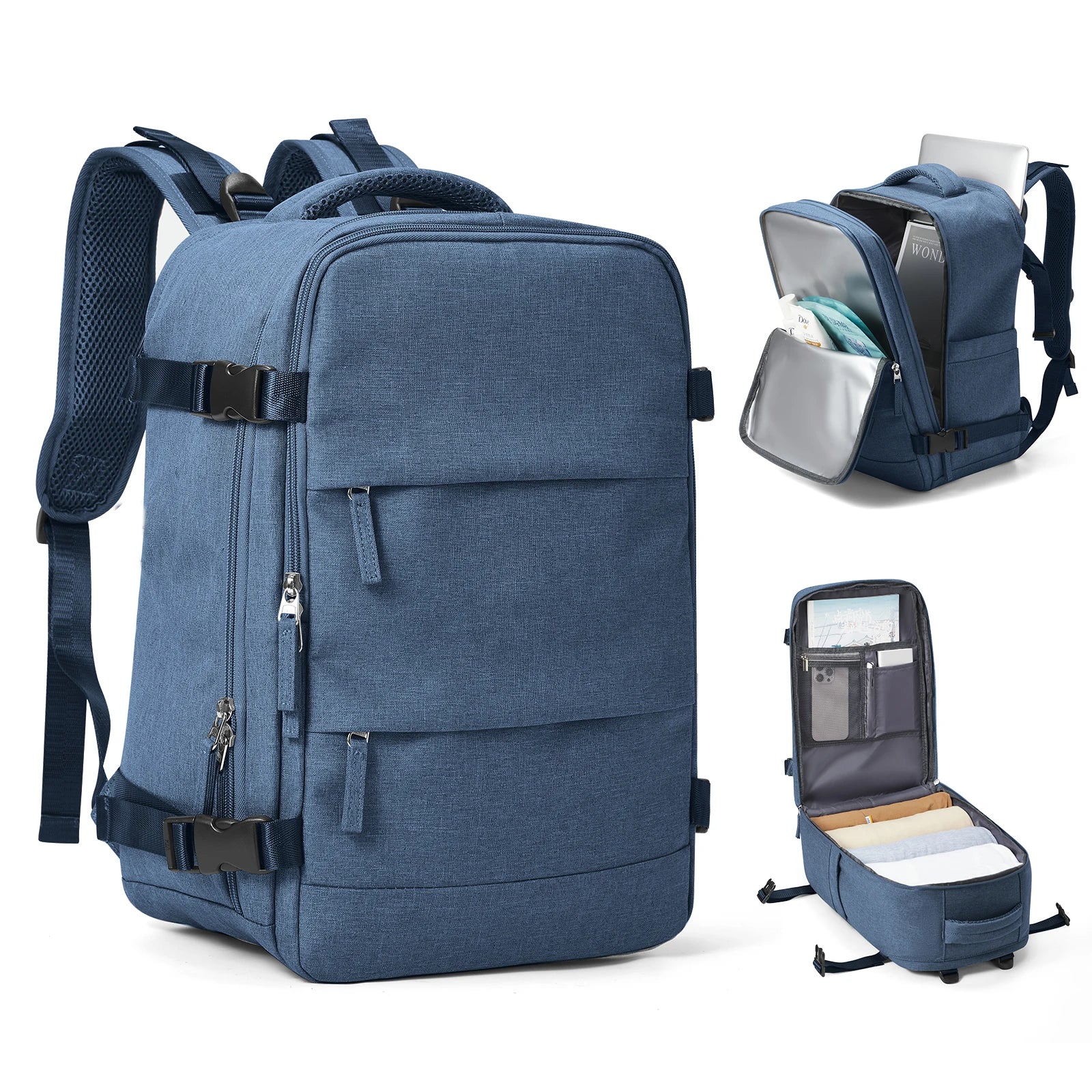 Maliben | Travel Backpack Travomate | Waterproof & Versatile | 15.6" Laptop Compartment | Large Capacity With Wet-Dry Separation