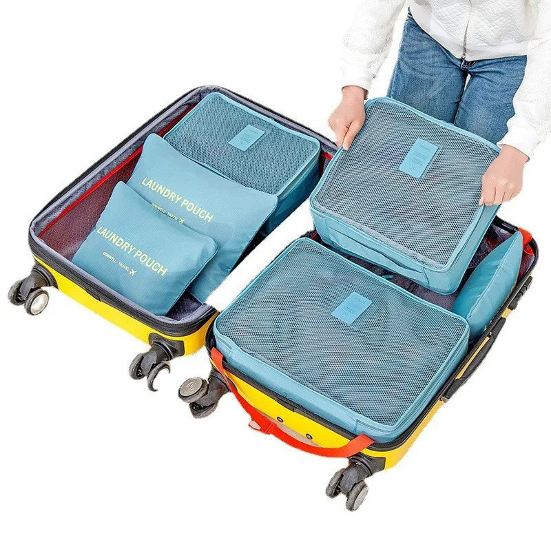 Maliben | Travoro Packing Cube Set | 6-Piece | Waterproof & Extra Volume | Suitcase Organizer For Men