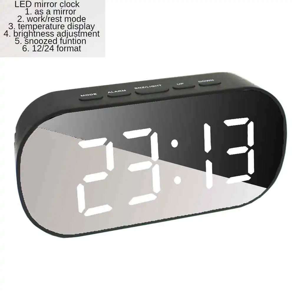 Maliben | Curved Screen Digital Alarm Clock