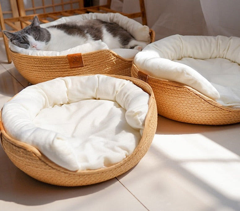 Maliben Bamboo Pet Bed — Breathable Bed for Dogs & Cats