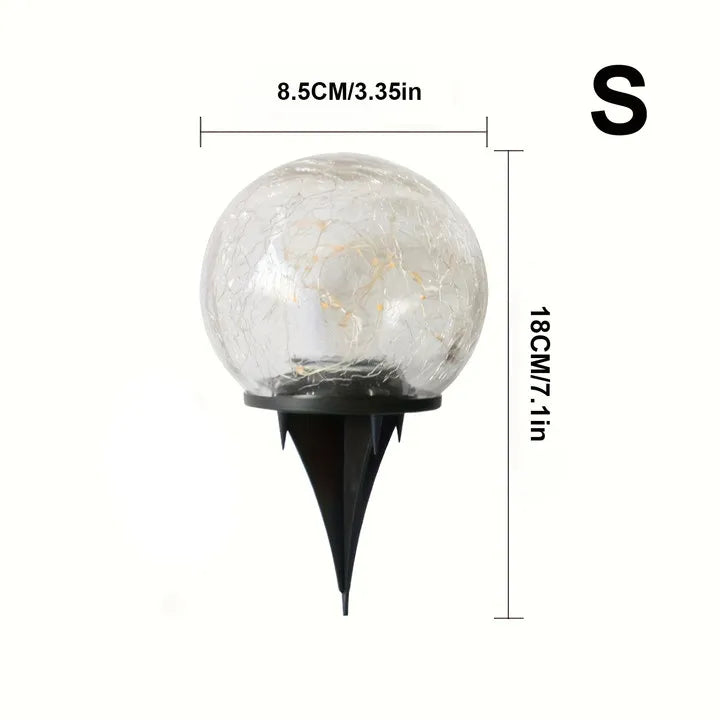 Maliben | Solar-Powered Glass Ball Magical Garden Light