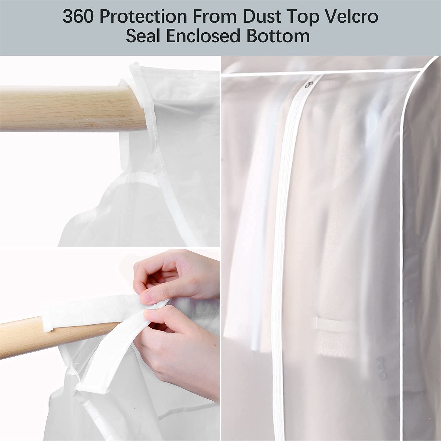 Maliben | Home Organizer Dust Cover Clothes Storage Wardrobe Bag