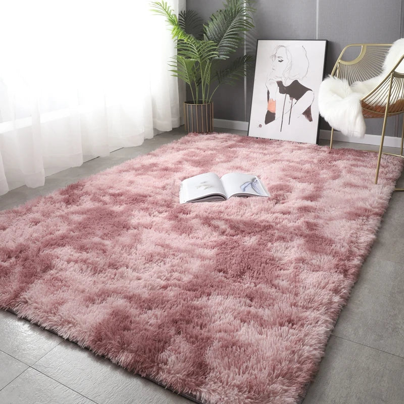 Maliben | Fluffy Ultra Soft Non-Slip Rug With Memory Foam Cushion