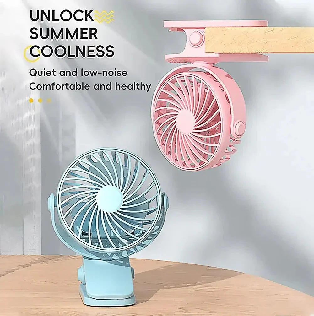 Maliben | Flexibreeze Usb Fan | Rotatable, Portable With 3 Speeds And Night Light