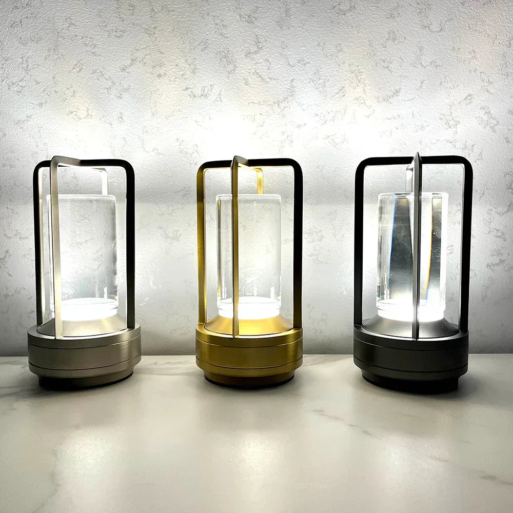 Maliben | Rechargeable Wireless Luxeglow Table Lamp - Elegant Wireless Lamp For Every Mood