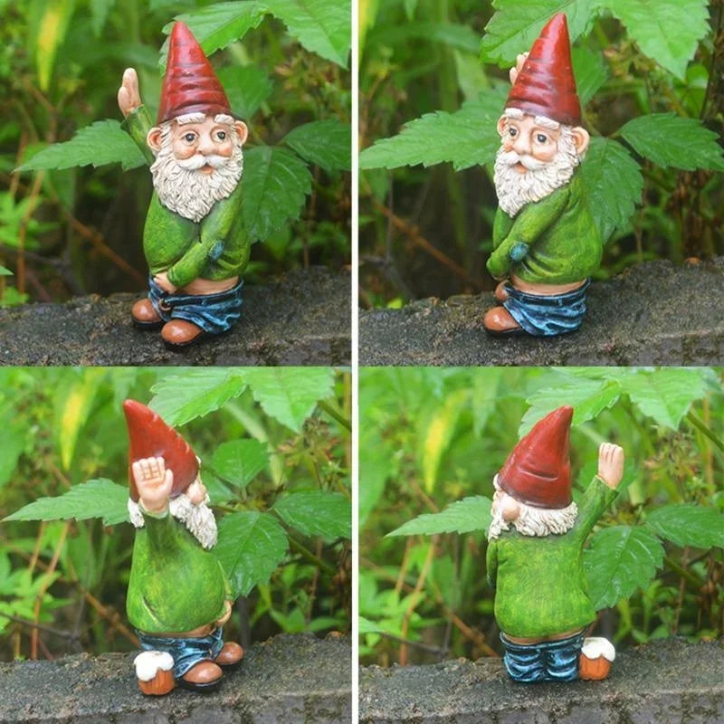 Maliben | Creative Gnome Figurine Made Of Resin With White Beard