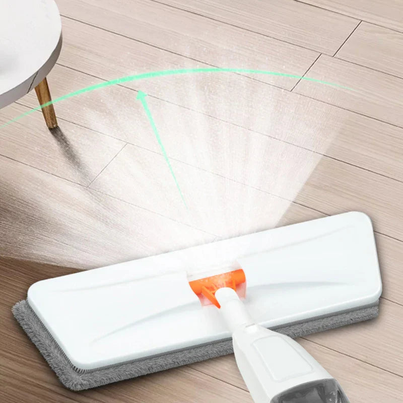 Maliben | Sprayvia Spray Mop With Microfiber Head | 360° Swivel Joint | Flat Mop System | Reusable & Eco-Friendly