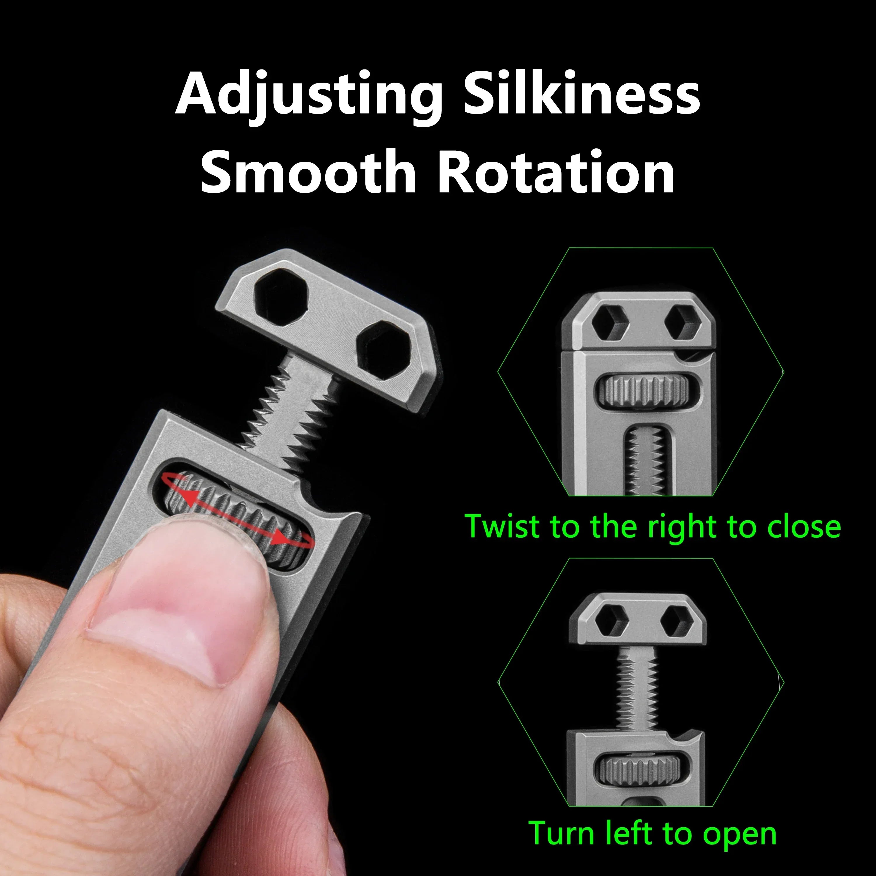 Maliben | Titanium Alloy Telescopic Camping Edc Multifunctional Tool