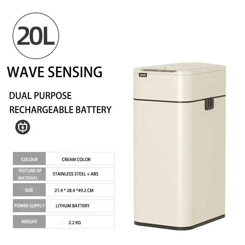 Maliben | Smart Stainless Steel Automatic Sensor Trash Bin