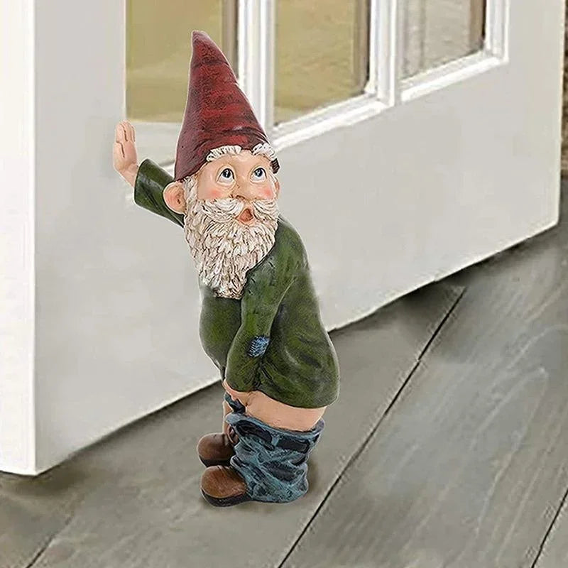 Maliben | Creative Gnome Figurine Made Of Resin With White Beard